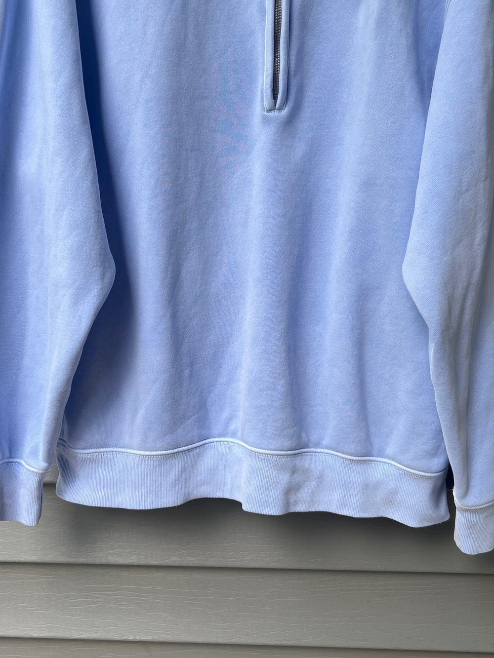 Abercrombie & Fitch Sunday Half Zip Sweatshirt Women’s M Sky Blue Pullover - Picture 4 of 14